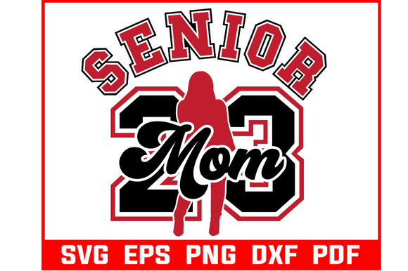 Air Senior 23 Mom Svg