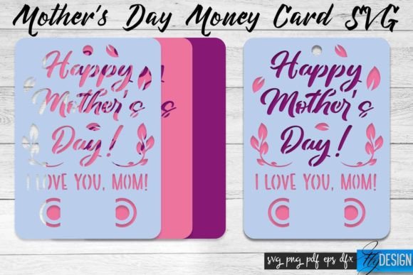 Mother’s Day Money Card SVG