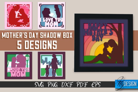 Mother’s Day Shadowbox SVG Paper Cut